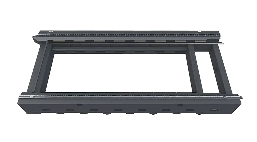 Integral welded structure machine tool