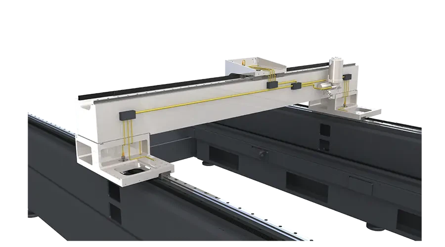 Double-sided partition dust removal